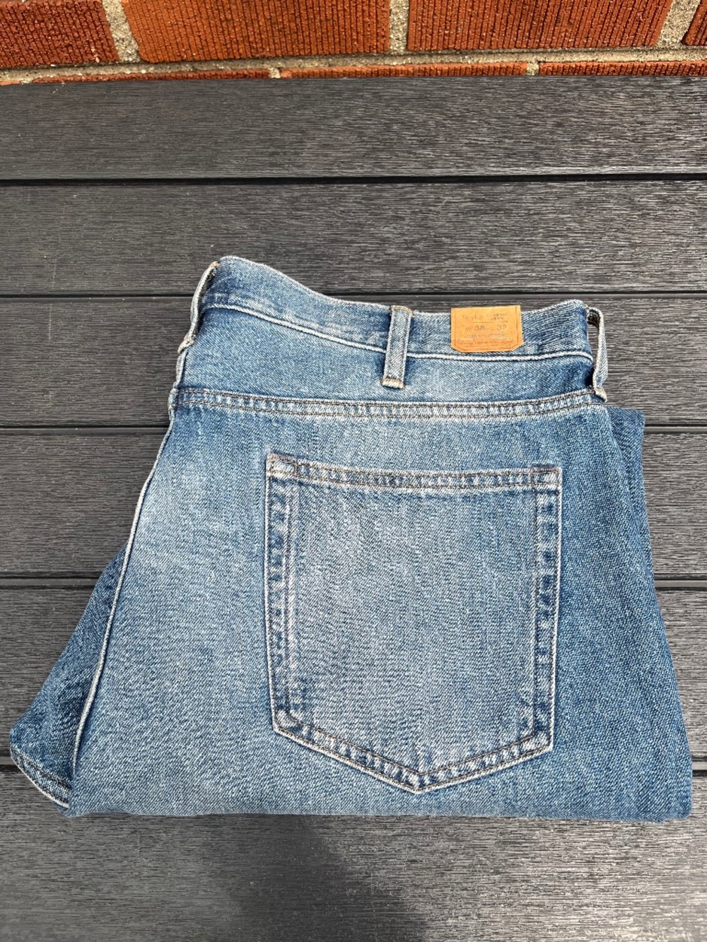 Mens JCREW Selvedge Denim Jean (New) 38x32 100% cotton